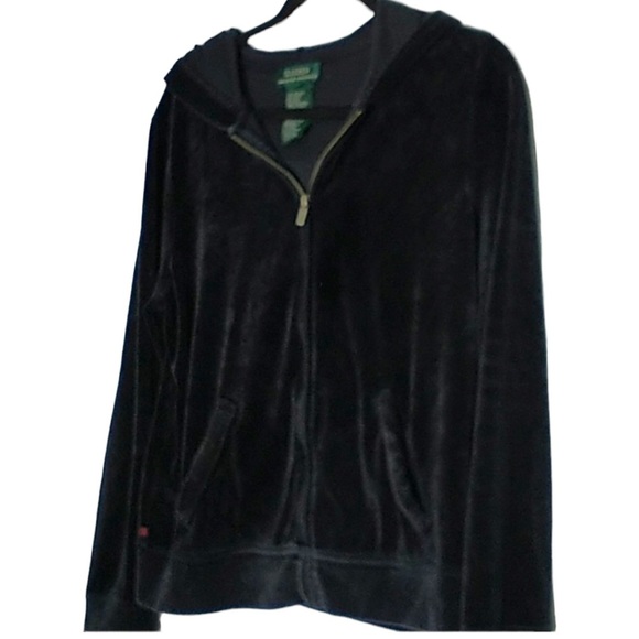 Lauren Ralph Lauren Tops - Lauren larph Lauren velvet hoodie size Medium